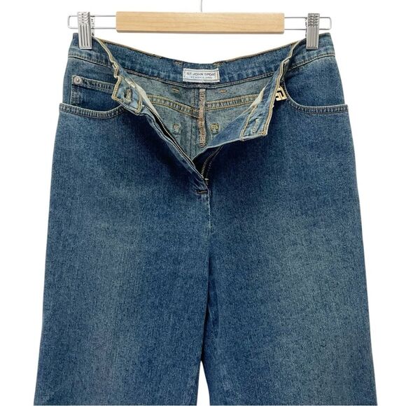 Vintage St. John Sport Jeans Medium Wash Straight Leg High Rise Women’s Size 4 - Picture 5 of 13